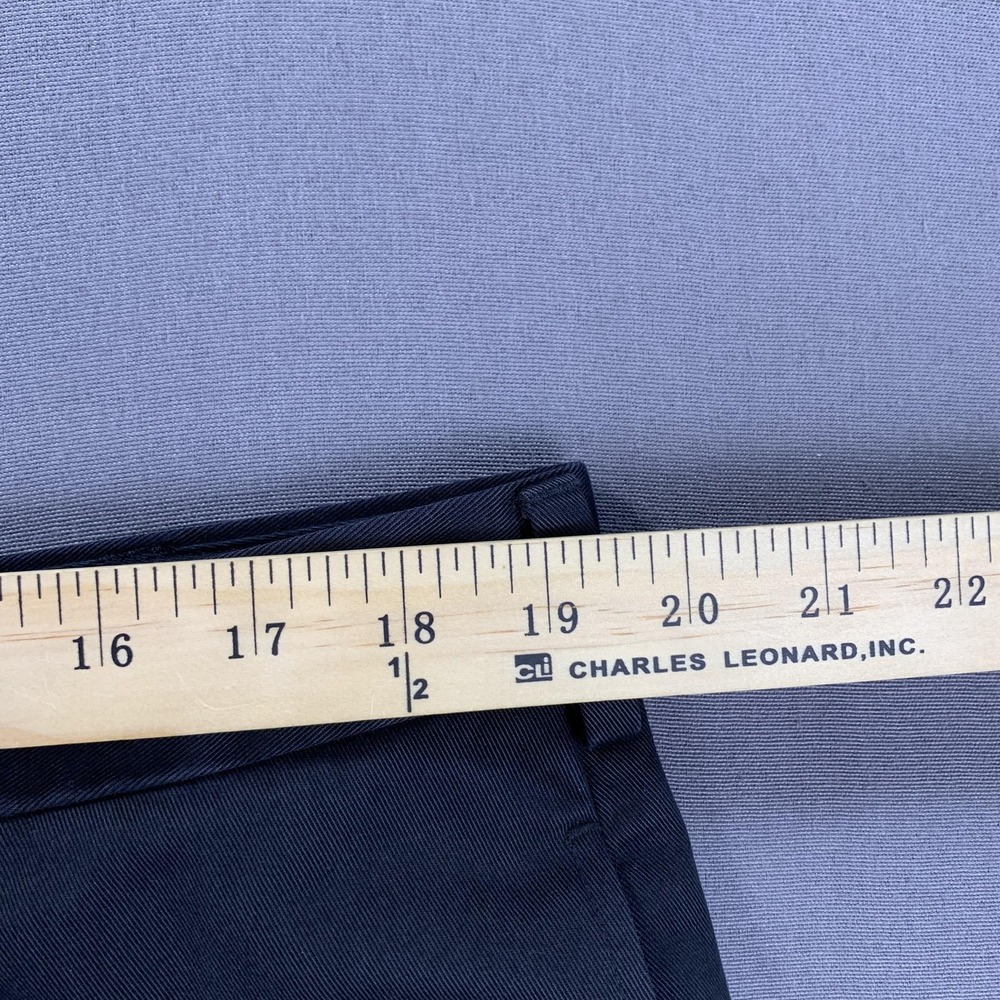 Brooks Brothers Pants Mens 40x30 (38x30) Black Advantage Chino Clark Flat Front - Picture 10 of 16